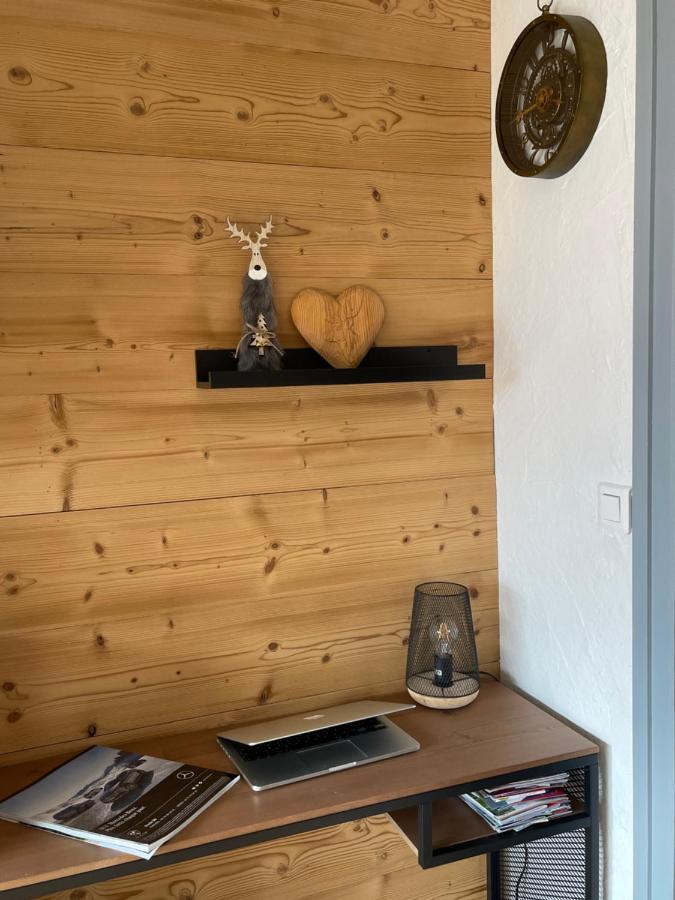 Studio 2 Alpes Style Chalet Au Pied De Telesiege Du Diable 레두잘프 외부 사진