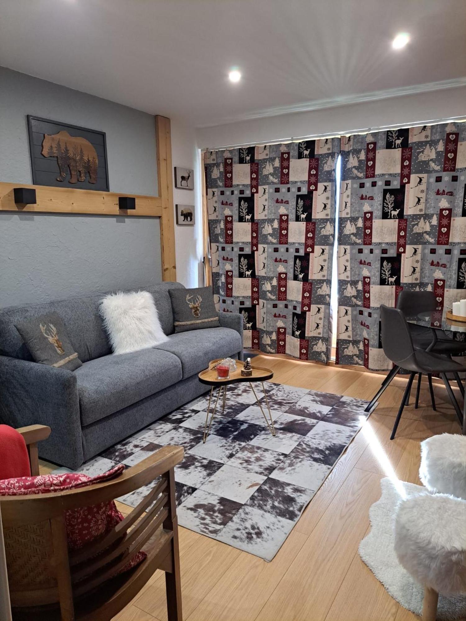 Studio 2 Alpes Style Chalet Au Pied De Telesiege Du Diable 레두잘프 외부 사진