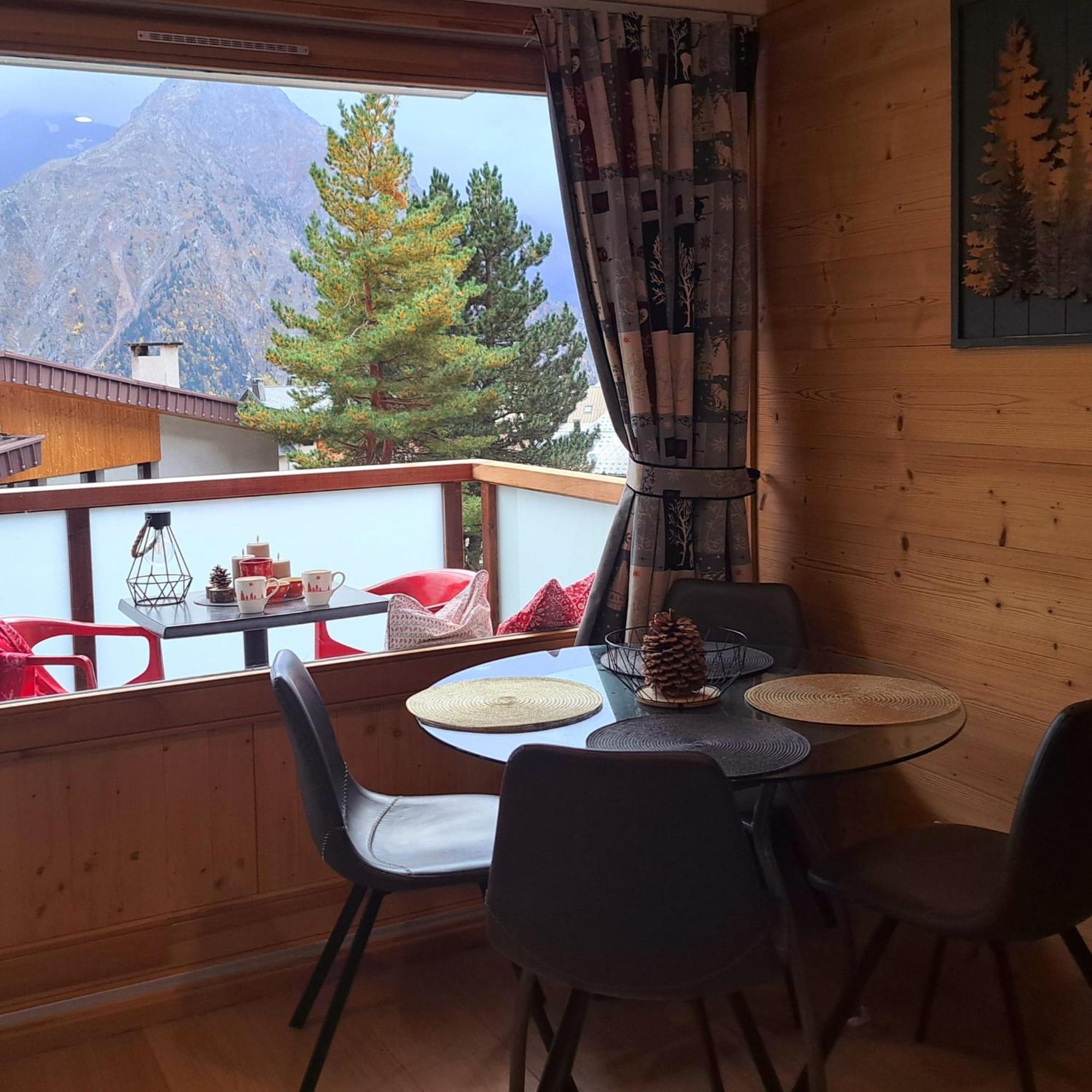 레두잘프 Studio 2 Alpes Style Chalet Au Pied De Telesiege Du Diable 아파트 외부 사진