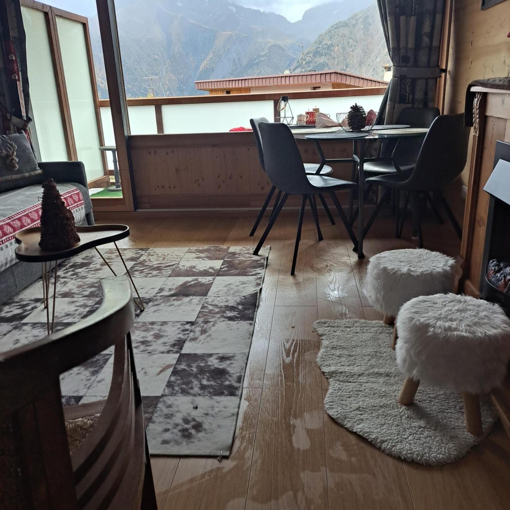 레두잘프 Studio 2 Alpes Style Chalet Au Pied De Telesiege Du Diable 아파트 외부 사진