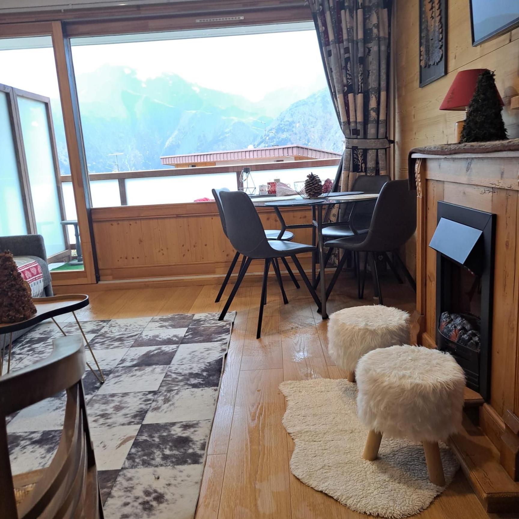 레두잘프 Studio 2 Alpes Style Chalet Au Pied De Telesiege Du Diable 아파트 외부 사진